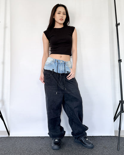 Double Waist Pants 007
