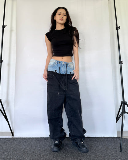 Double Waist Pants 007