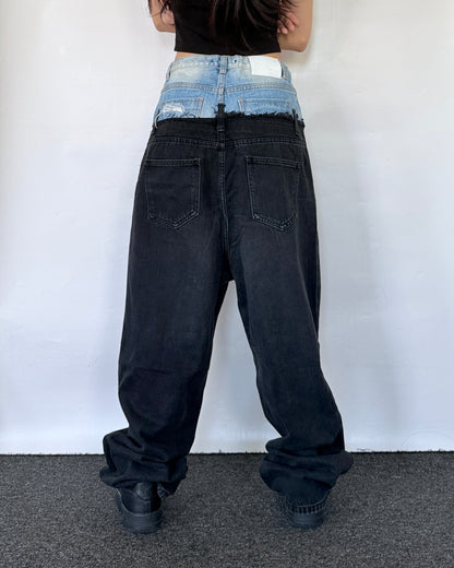Double Waist Pants 007