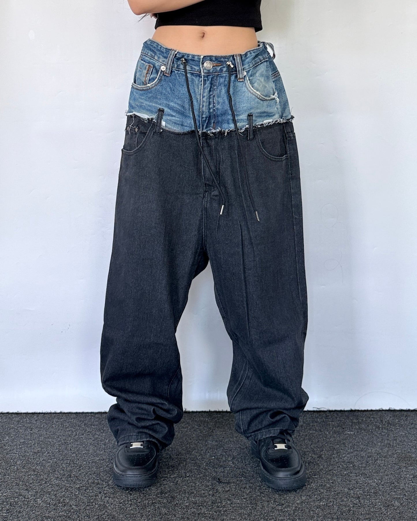 [BIG SIZE] Double Waist Pants 010
