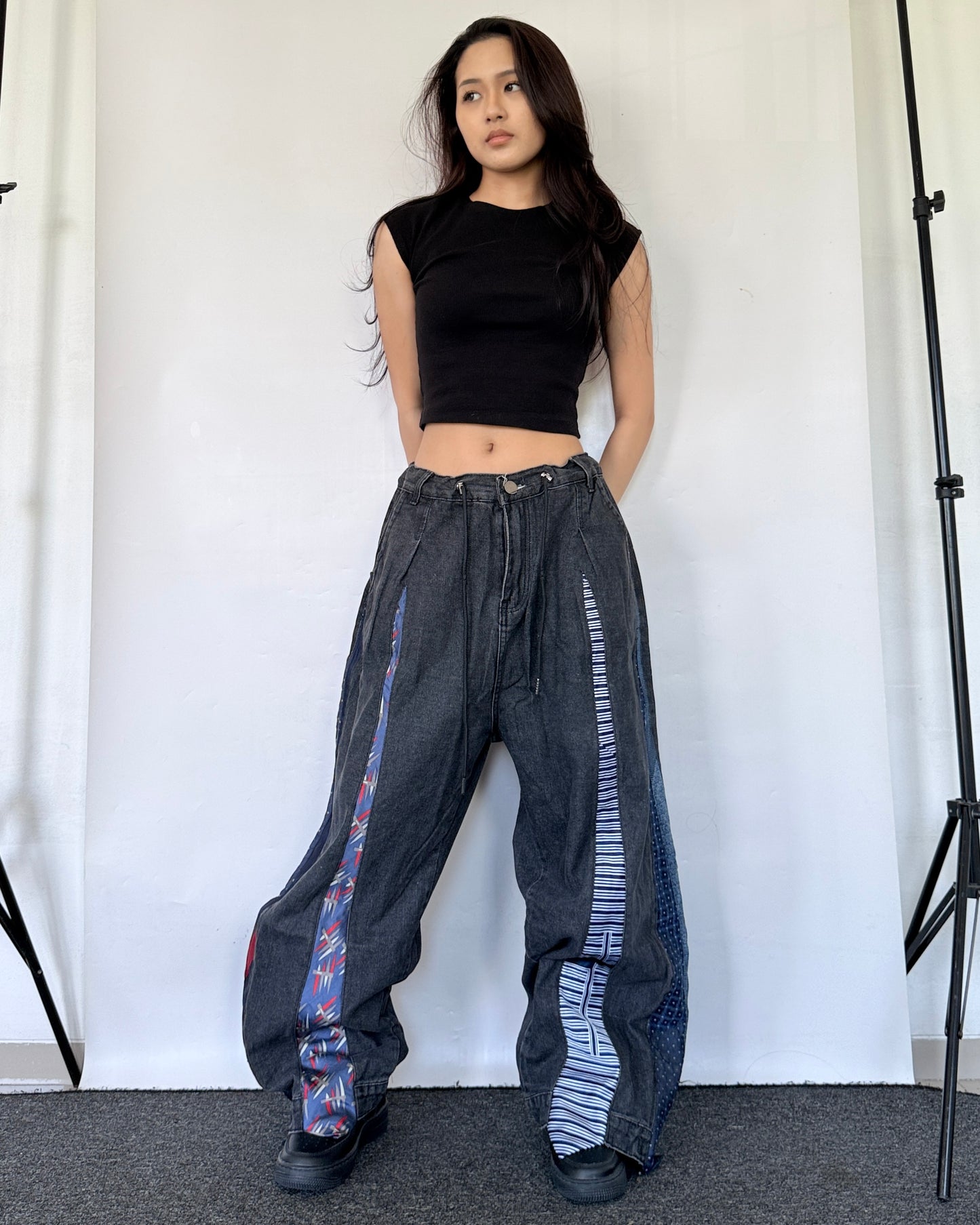[BIG SIZE] Tie Pants 030
