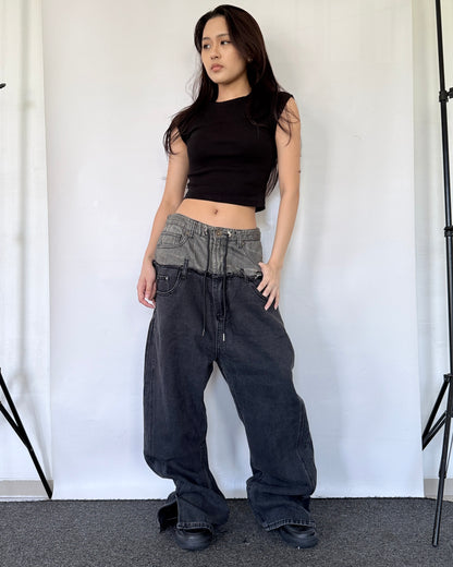 Double Waist Pants 011