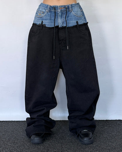 [BIG SIZE] Double Waist Pants 012