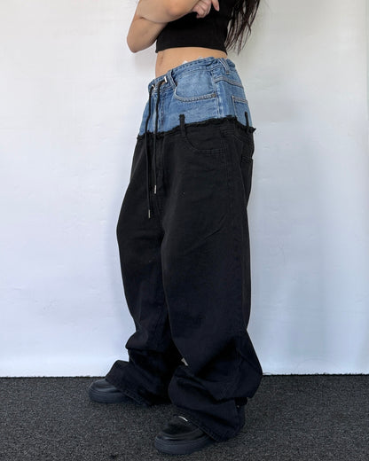 [BIG SIZE] Double Waist Pants 012