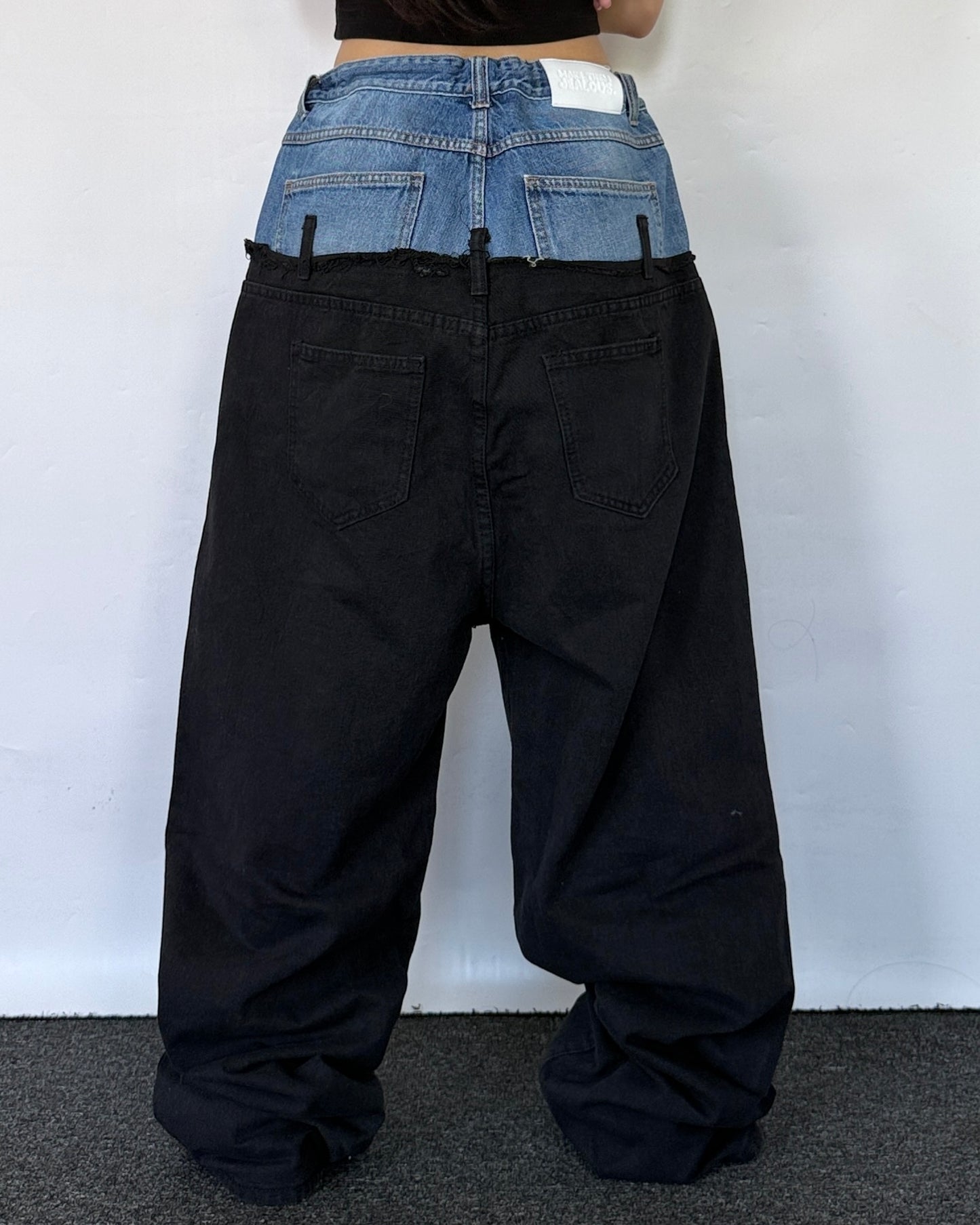 [BIG SIZE] Double Waist Pants 012