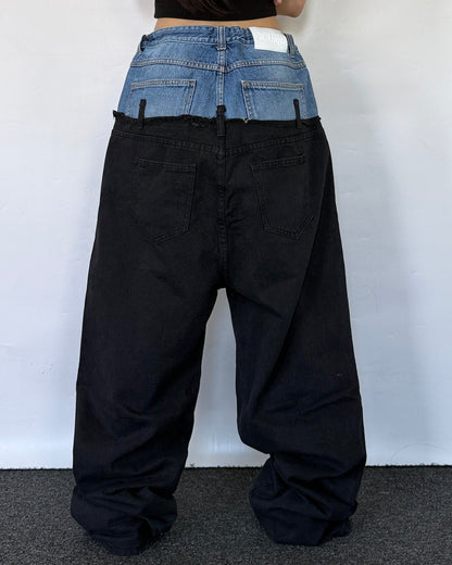 [BIG SIZE] Double Waist Pants 012