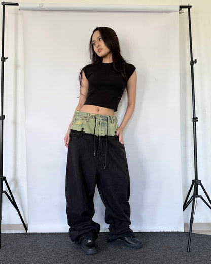 [BIG SIZE] Double Waist Pants 014