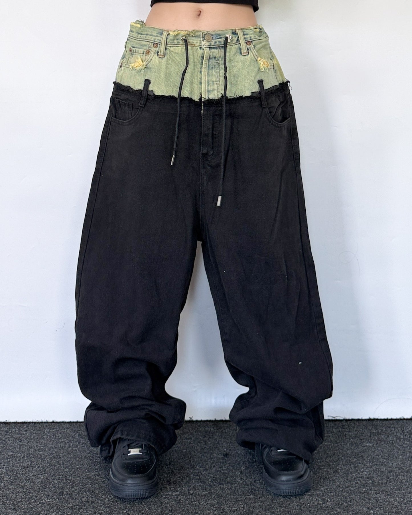 [BIG SIZE] Double Waist Pants 014
