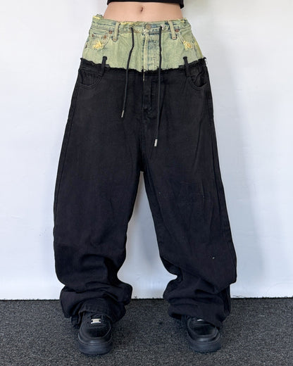 [BIG SIZE] Double Waist Pants 014