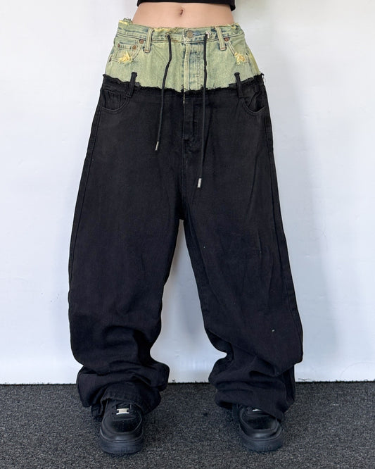 [BIG SIZE] Double Waist Pants 014