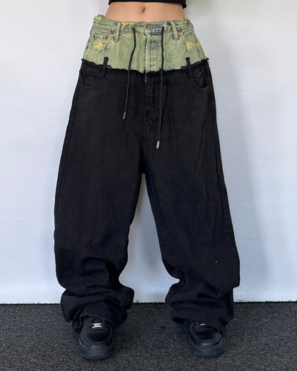 [BIG SIZE] Double Waist Pants 014