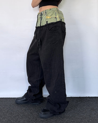 [BIG SIZE] Double Waist Pants 014