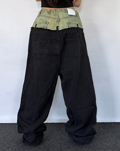[BIG SIZE] Double Waist Pants 014