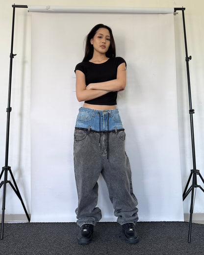 Double Waist Pants 015