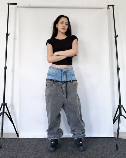 Double Waist Pants 015