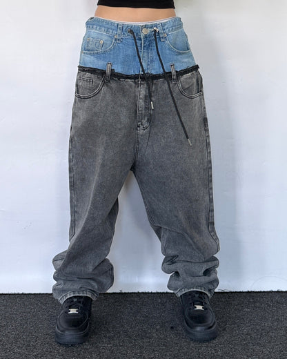 Double Waist Pants 015