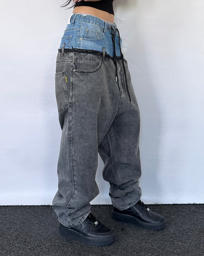 Double Waist Pants 015