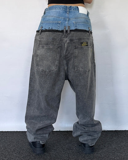 Double Waist Pants 015