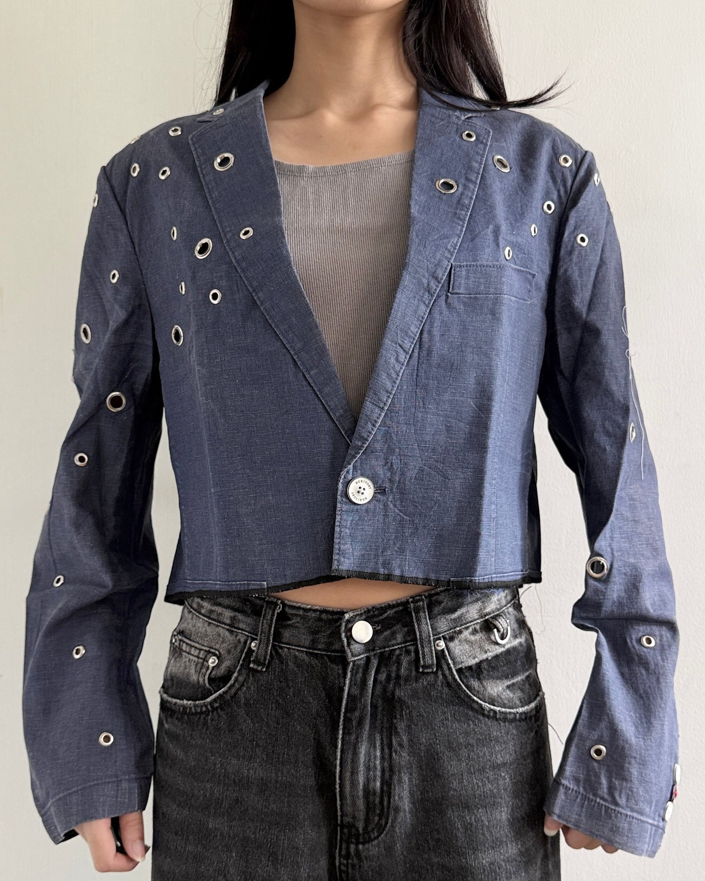 Eyelet Blazer 032