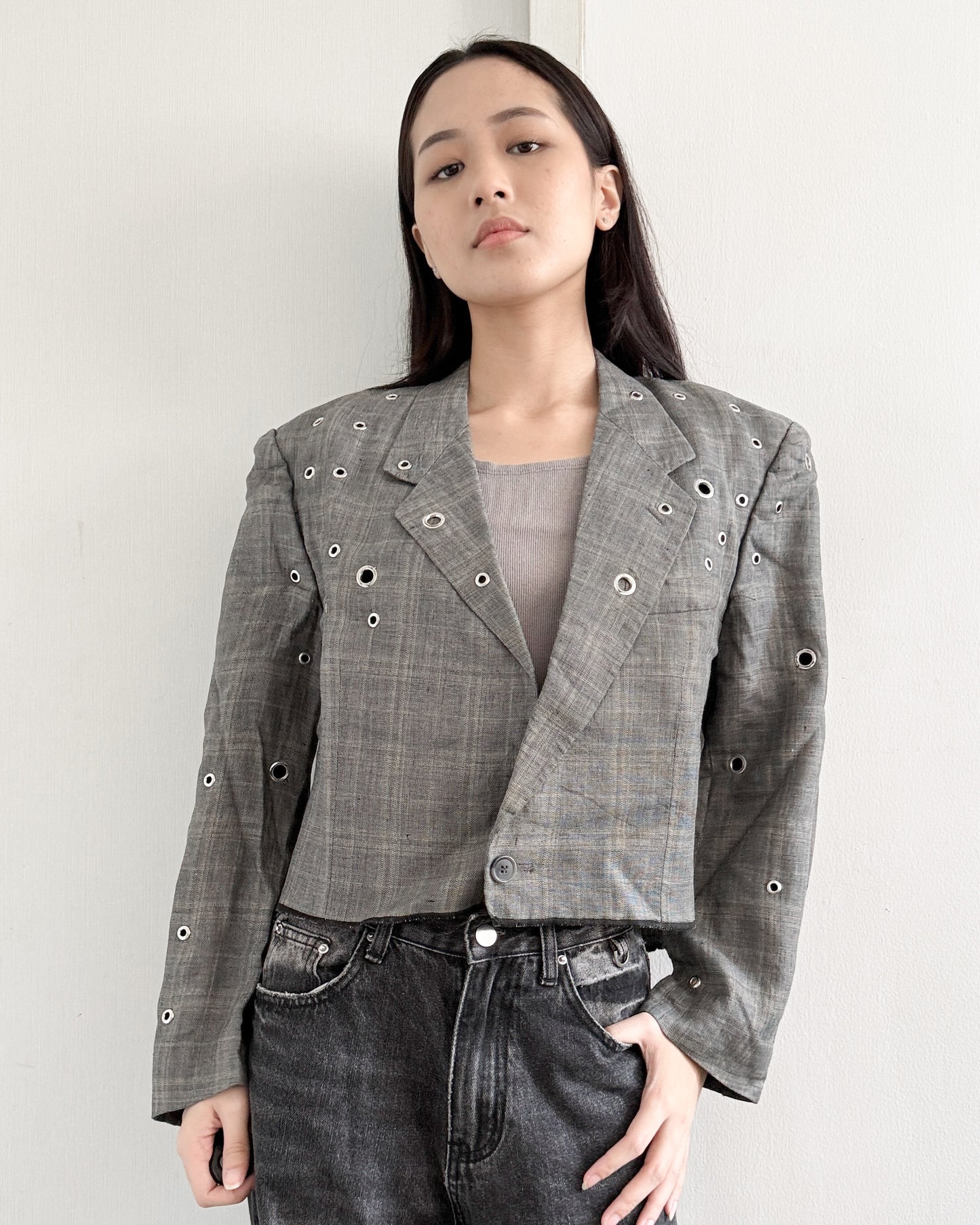 Eyelet Blazer 033