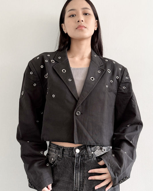Eyelet Blazer 034