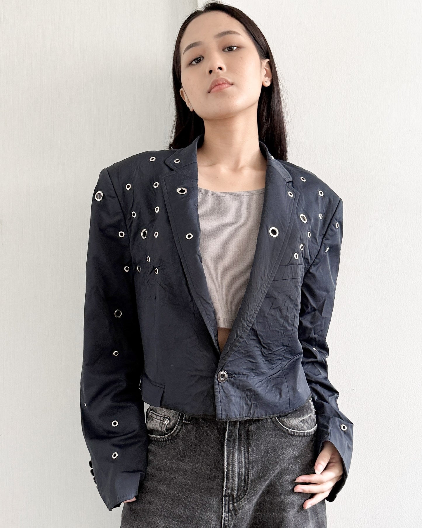 Eyelet Blazer 035