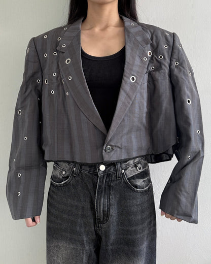 Eyelet Blazer 036