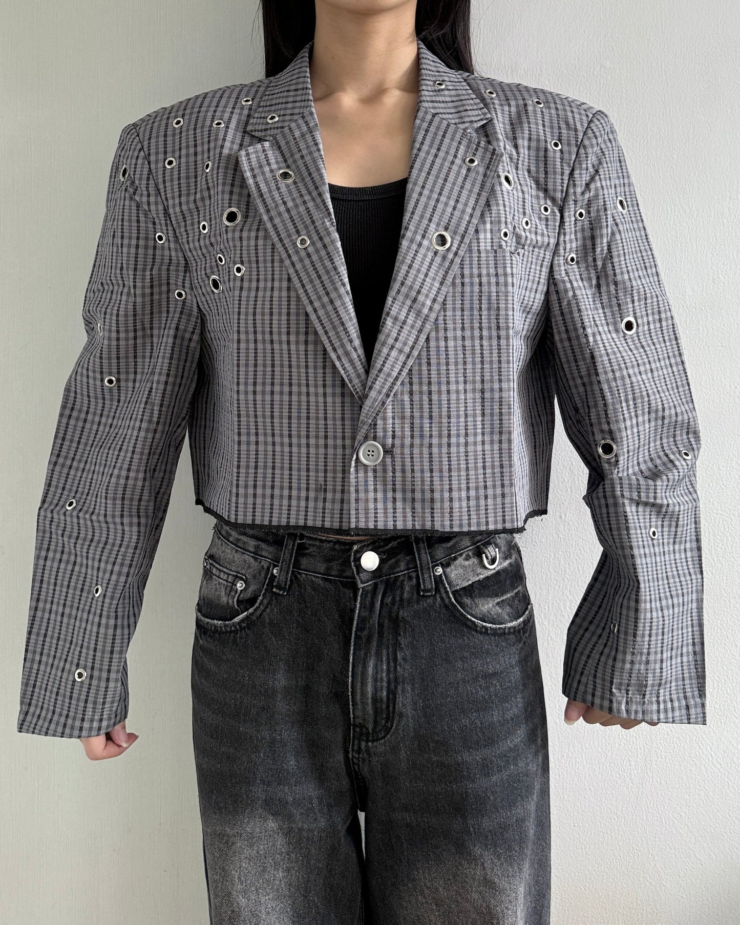 Eyelet Blazer 037