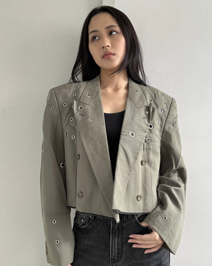 Eyelet Blazer 038