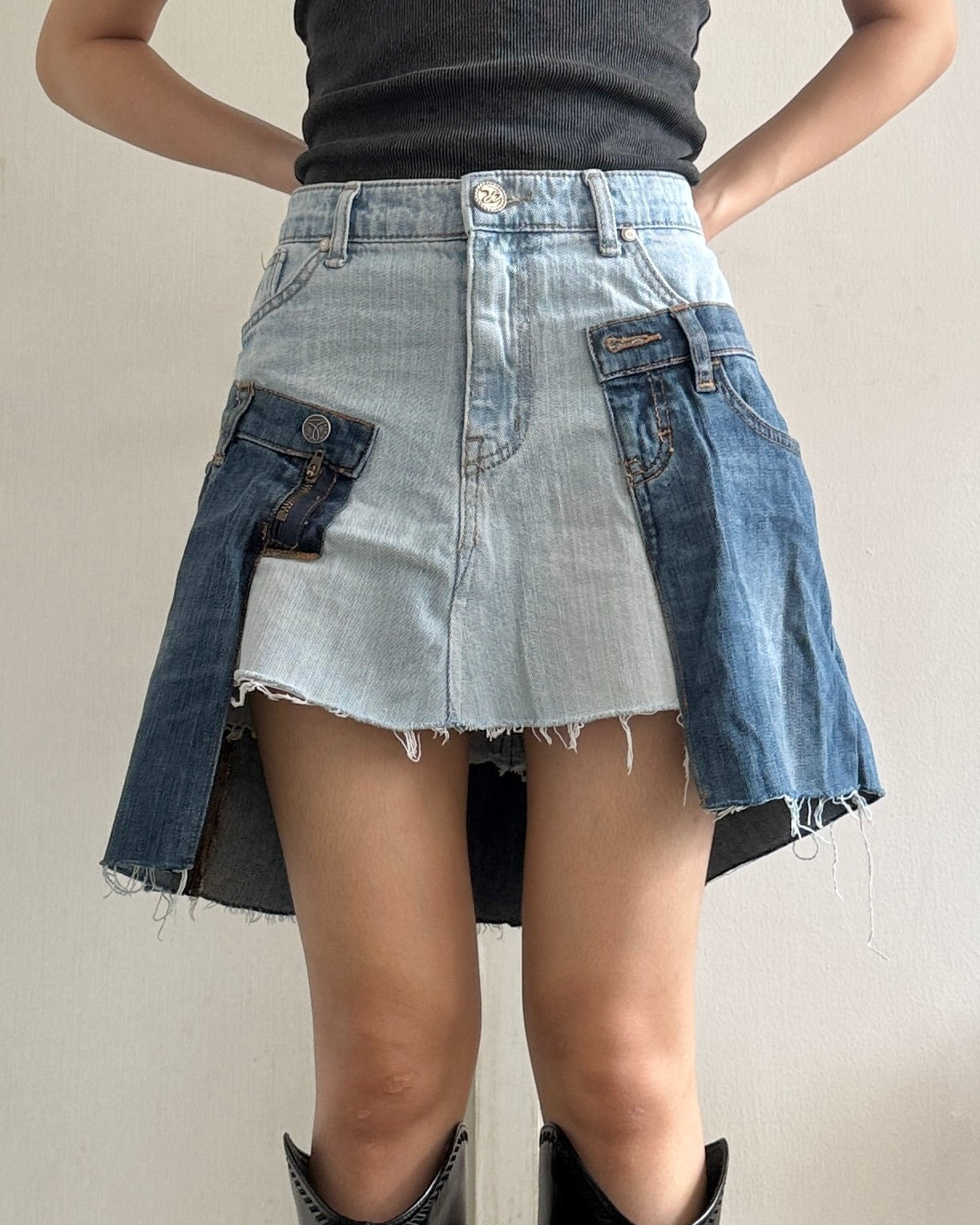 Doubled Mini Skirt 006