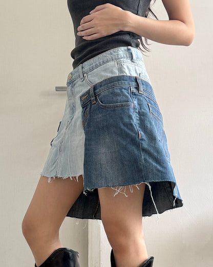 Doubled Mini Skirt 006