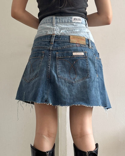 Doubled Mini Skirt 006