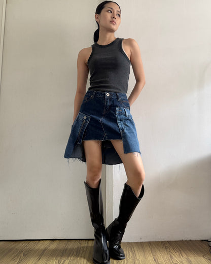 Doubled Mini Skirt 007