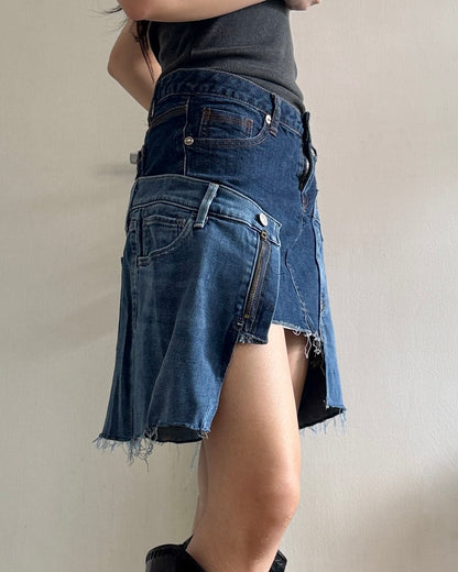 Doubled Mini Skirt 007