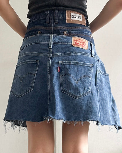 Doubled Mini Skirt 007