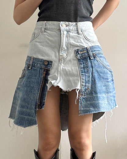 Doubled Mini Skirt 008