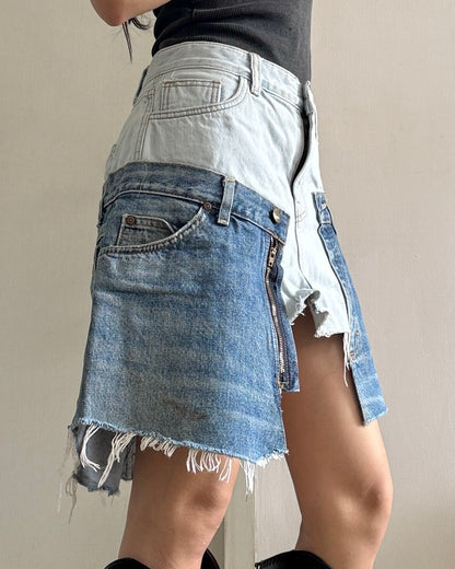 Doubled Mini Skirt 008