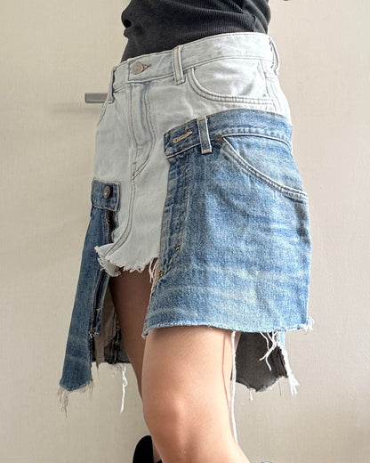 Doubled Mini Skirt 008