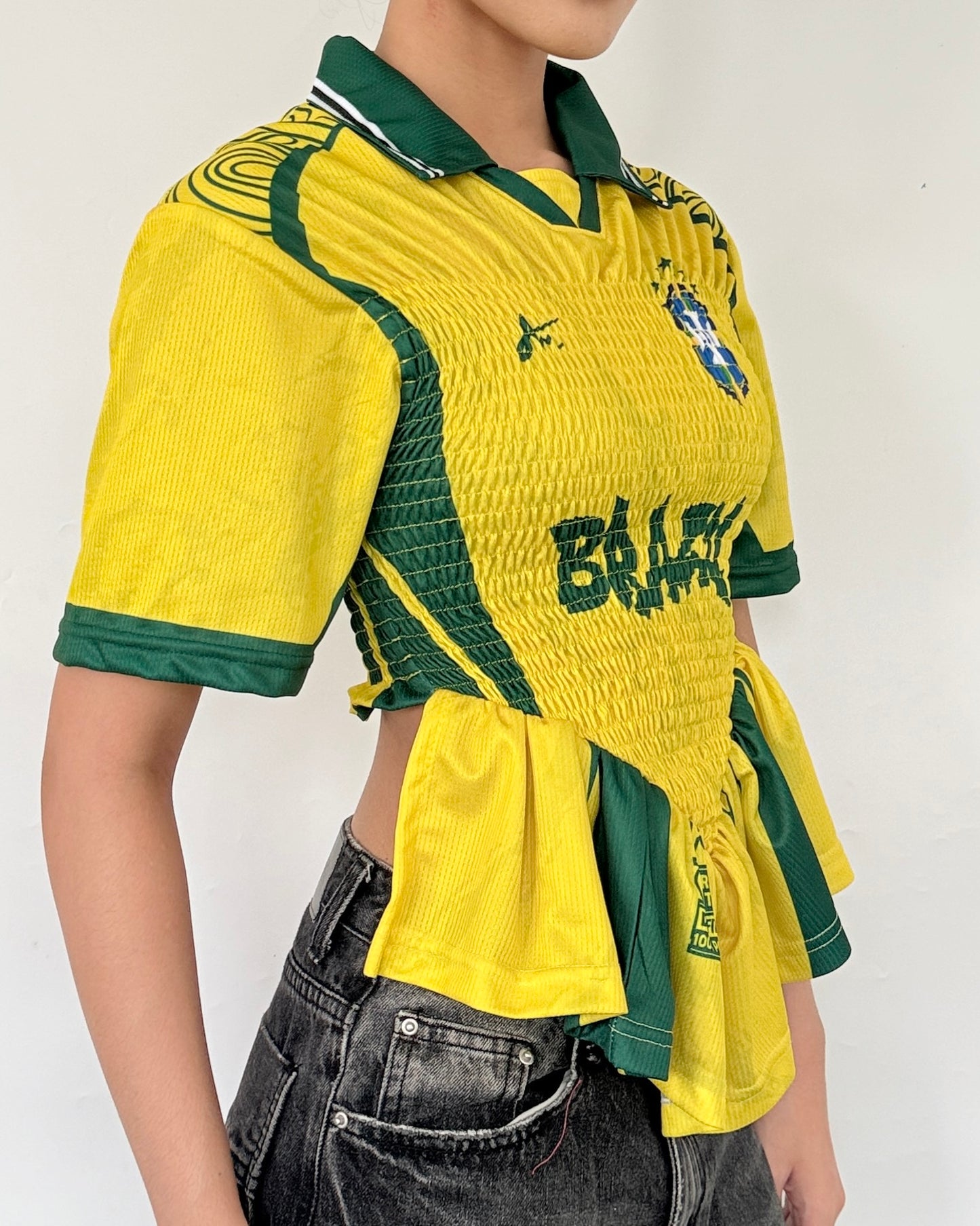 Shirred Jersey - Brazil