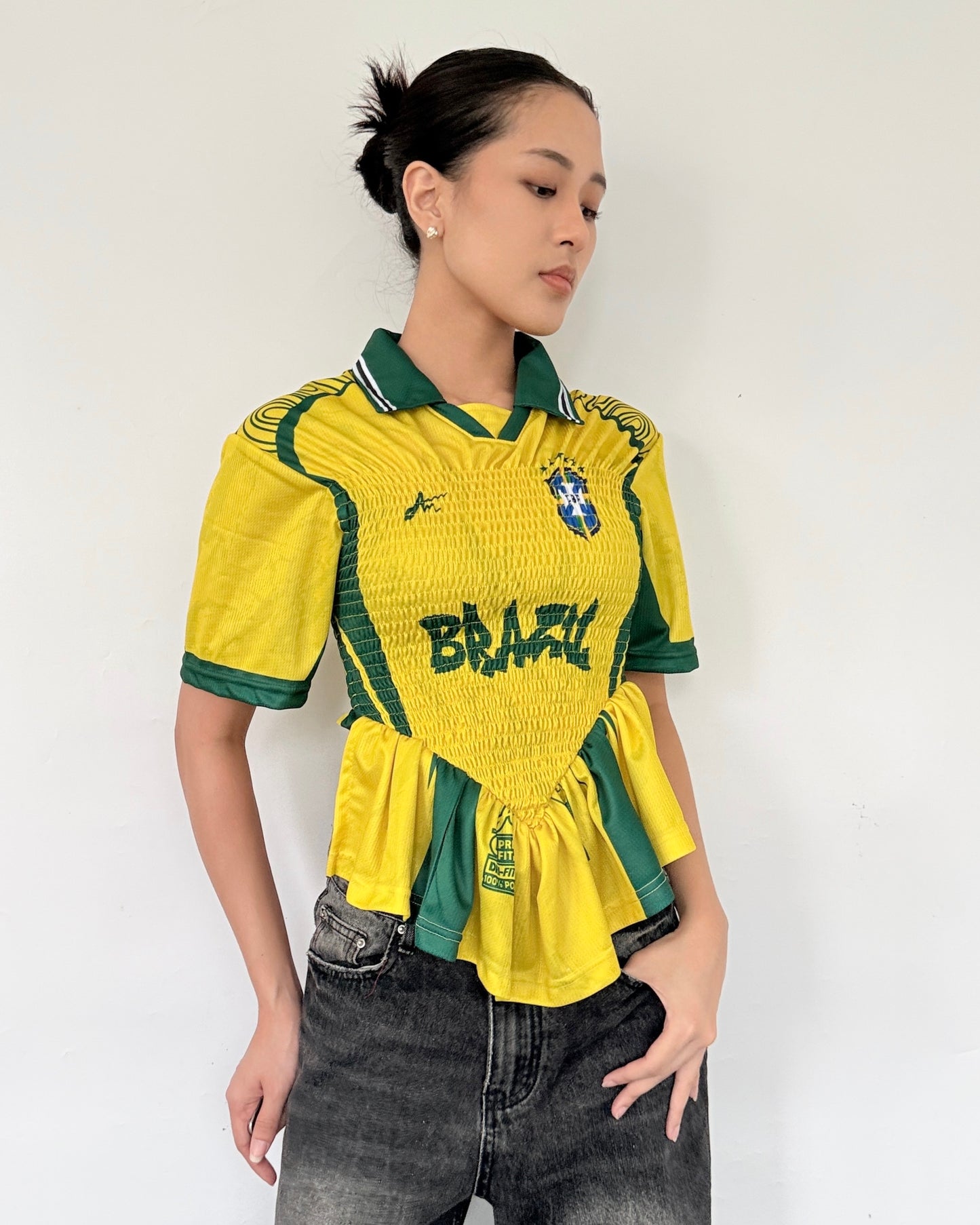 Shirred Jersey - Brazil