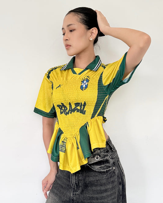 Shirred Jersey - Brazil