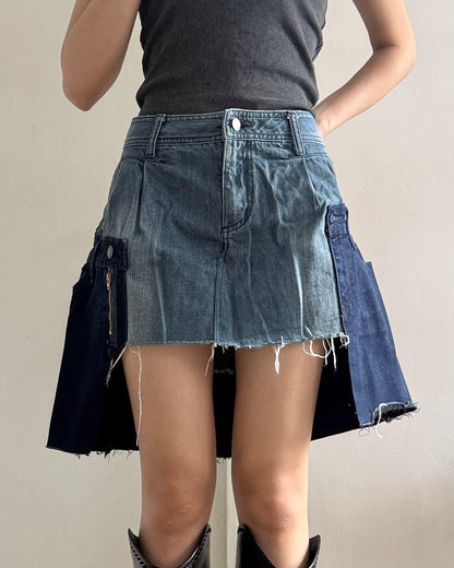 Doubled Mini Skirt 009