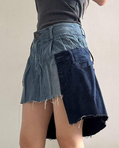 Doubled Mini Skirt 009