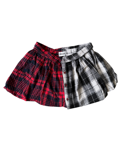 Button-up Balloon Skirt 014