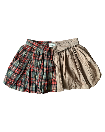 Button-up Balloon Skirt 016