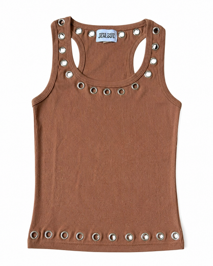BULLET TANK - BROWN